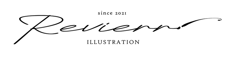 title card that says "revierr illustration since 2021"